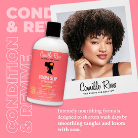 Camille Rose pump dispenser and label close-up highlighting ingredient callouts