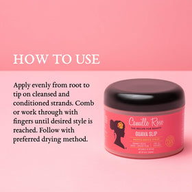 Camille Rose label close-up highlighting Kakadu plum and shea butter