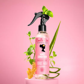 Camille Rose applied to braids demonstrating scalp refresh and reduced itch