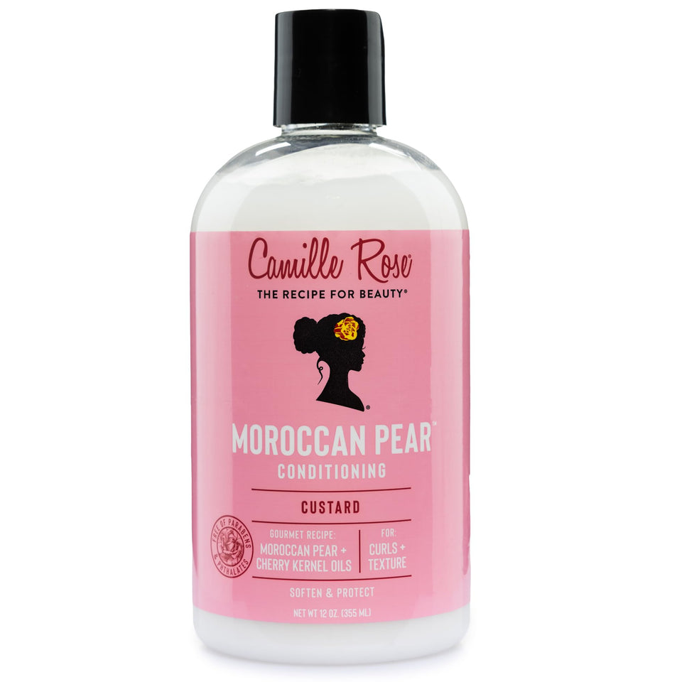 Camille Rose front packaging showing pump for easy dispensing and neat showers