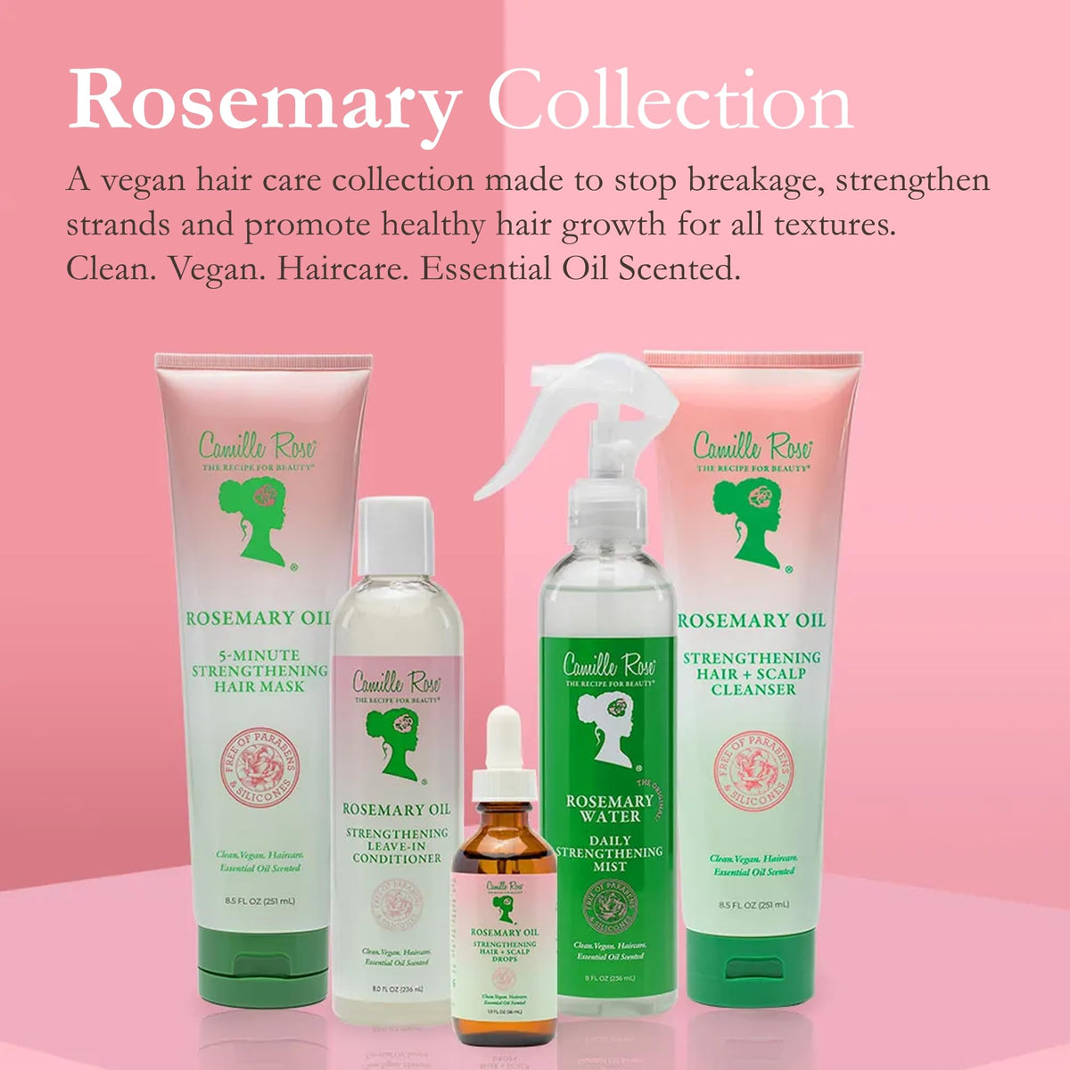 Camille Rose mist applied to curly hair reviving definition and reducing frizz