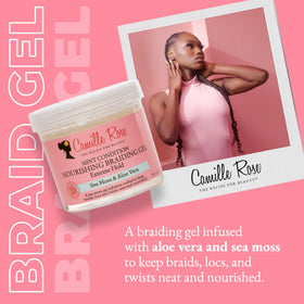 Camille Rose gel texture close-up displaying smooth consistency and easy glide benefit