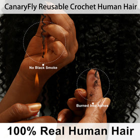 CanaryFly side profile showing 18-inch length and full curl silhouette