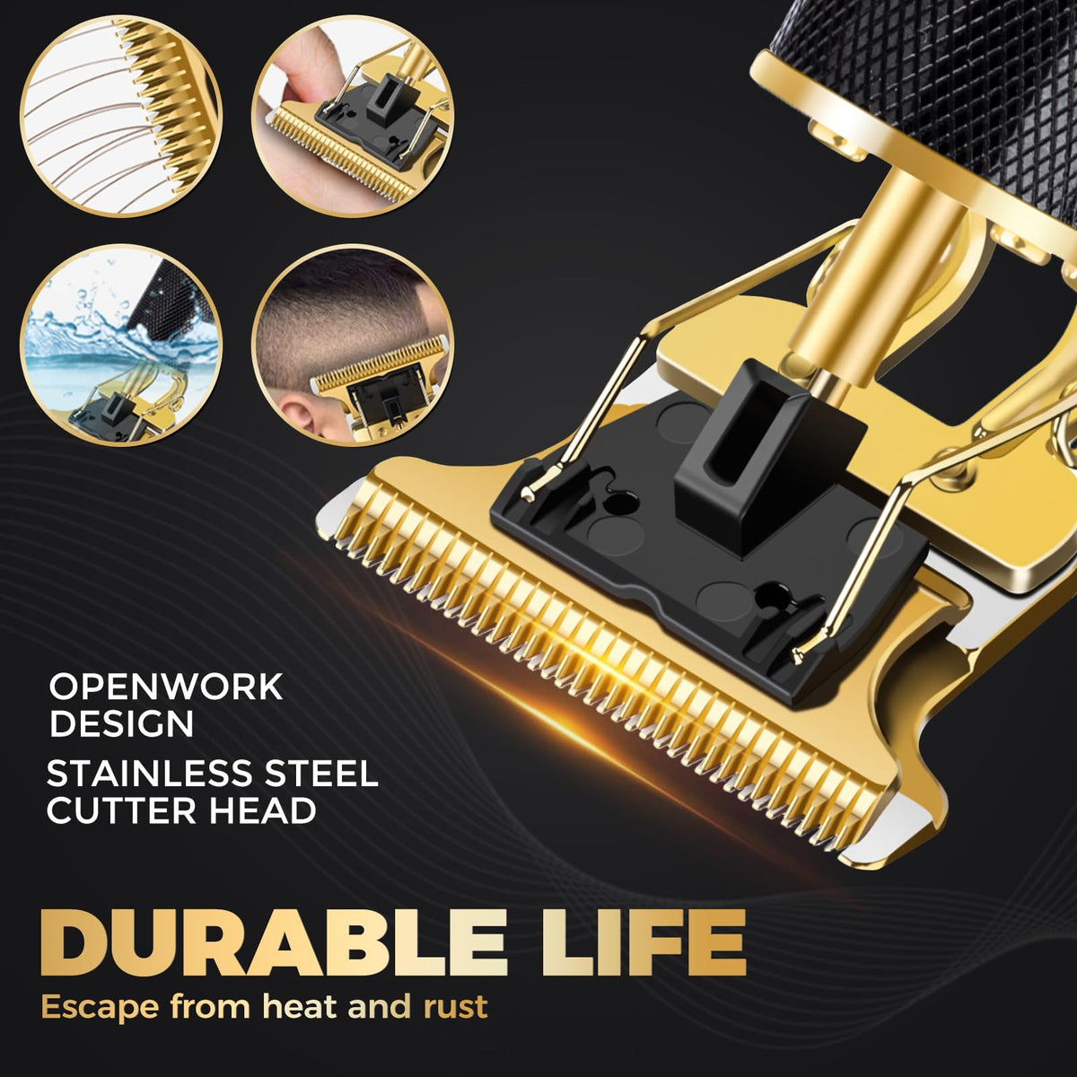 candyfouse four guide combs laid out for varied length control