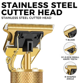 candyfouse closeup of T‑blade highlighting sharp edges for precise styling