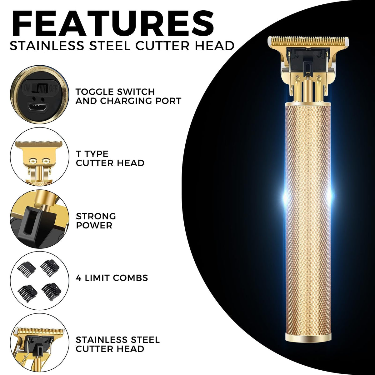 candyfouse trimmer held in hand to show size and ergonomic grip benefit