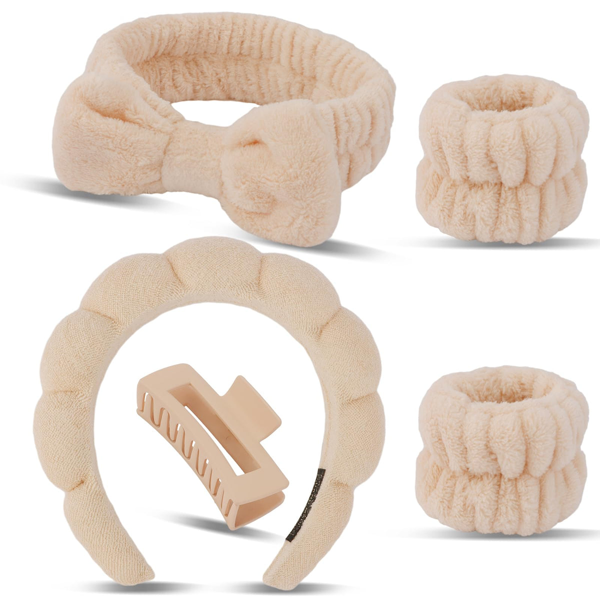 Canitor headband beside hand showing size and comfortable fit
