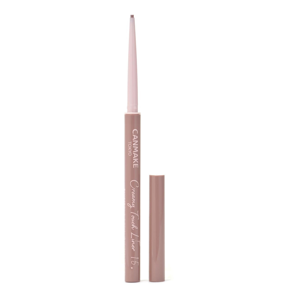 CANMAKE close-up of the 1.5mm creamy tip highlighting smooth soft applicator for controlled fine lines