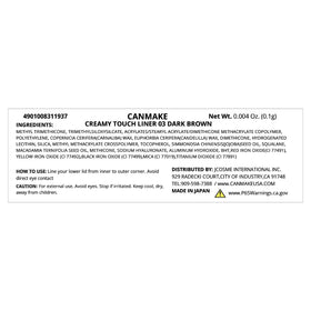 CANMAKE close-up of 1.5mm ultra-fine tip highlighting precision control