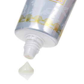 CANMAKE swatch on hand demonstrating lightweight feel and quick absorption