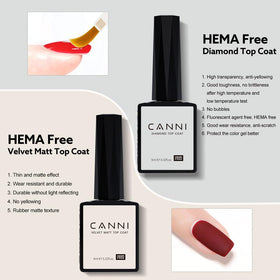 CANNI applying primer and base coat on a nail to improve adhesion and finish