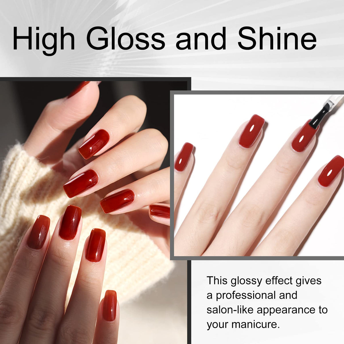 CANNI curing under LED lamp demonstrating fast dry and no-wipe benefit
