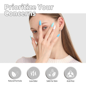 CANNI before-and-after nails showing reduced lifting and longer wear