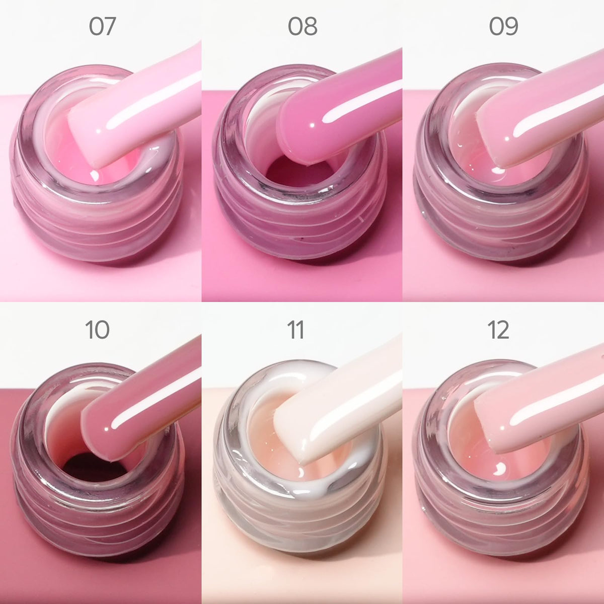 CANNI close-up of translucent pink bottle with visible shade for accurate choice