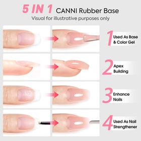 CANNI brush stroke texture showing smooth, high-pigment coverage and even finish