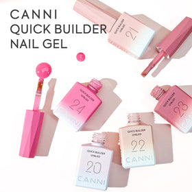 CANNI finished French manicure lifestyle shot highlighting natural results