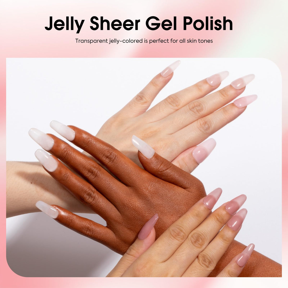CANNI manicure in-progress at home, shows easy DIY salon-quality results