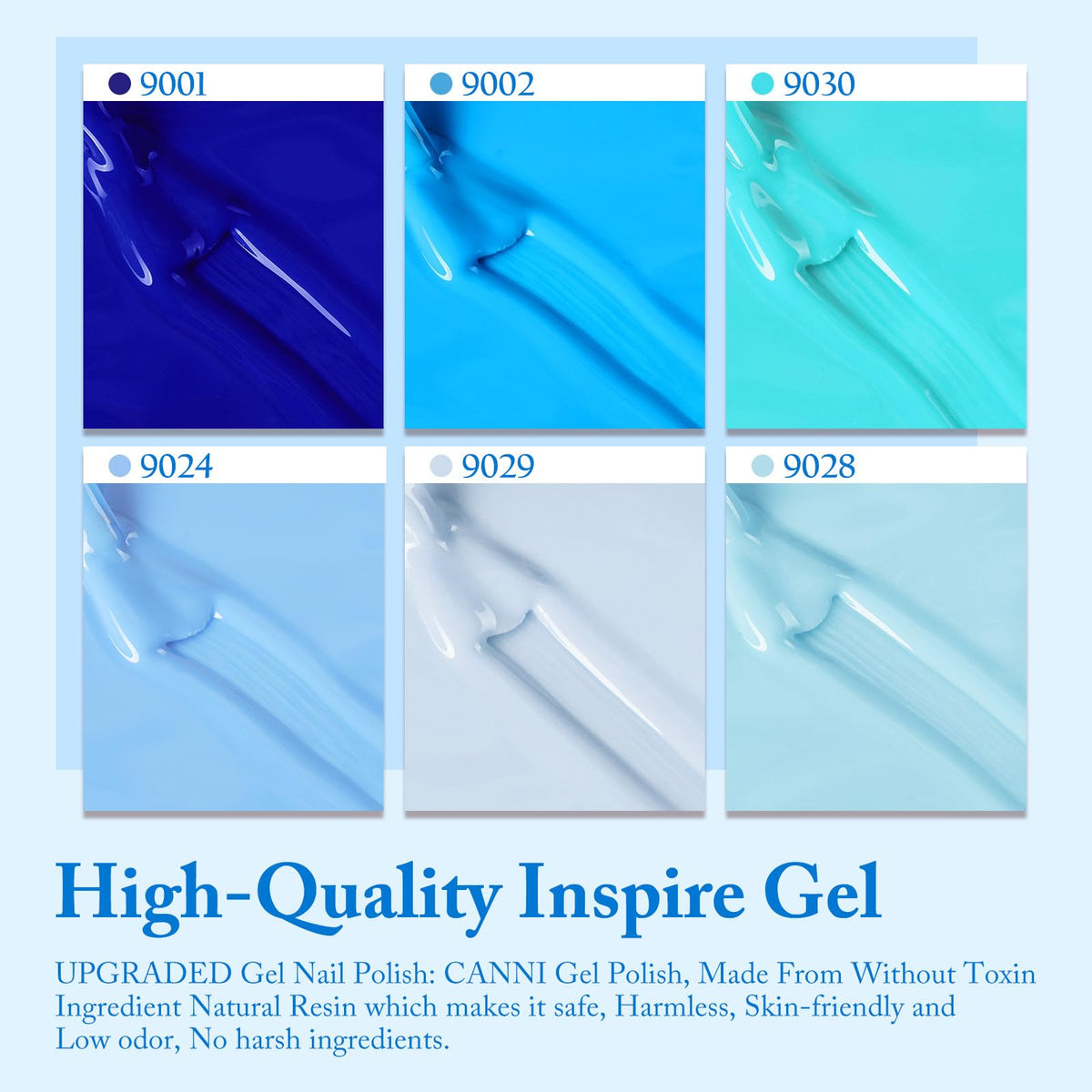 CANNI label with 3D crystal detail highlighting clear color viewing