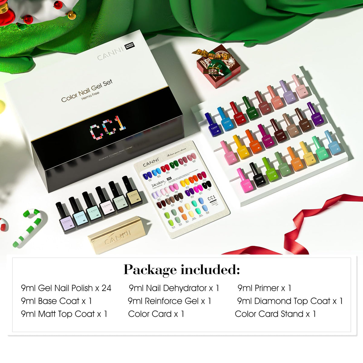 CANNI full shades lineup flatlay for versatile manicure inspiration