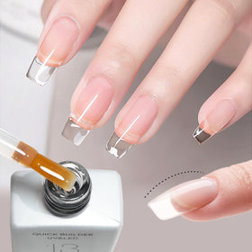 CANNI clear gel texture close-up showing smooth self-leveling finish