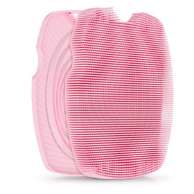 canroom scrubber massaging thigh showing cellulite-targeted massage benefit