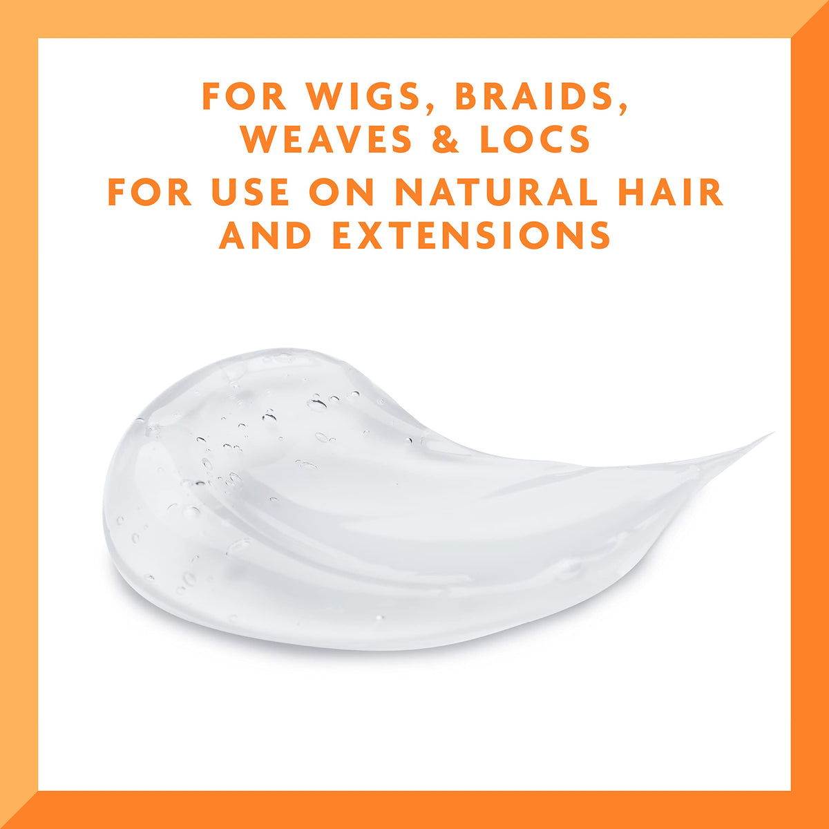 Cantu being applied to braid providing long-lasting hold and neat finish