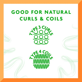 Applying Cantu to wet curls results in enhanced definition and frizz control