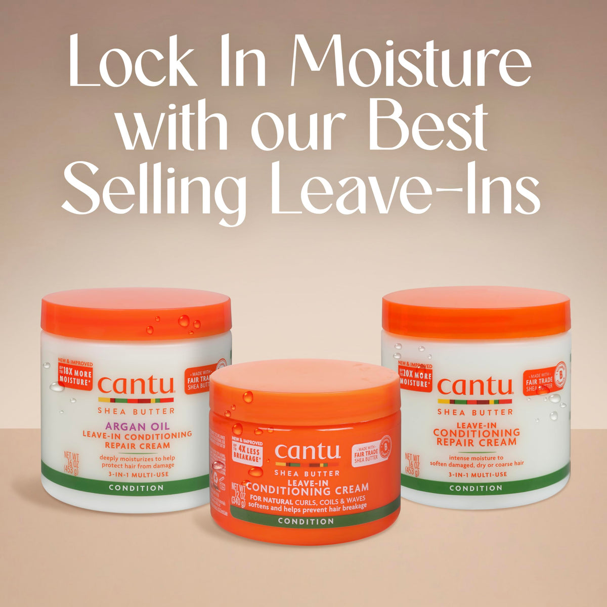 Cantu jar on bathroom shelf evoking daily routine hydration benefits