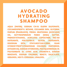 Avocado and shea butter close-up highlighting natural ingredients that nourish hair