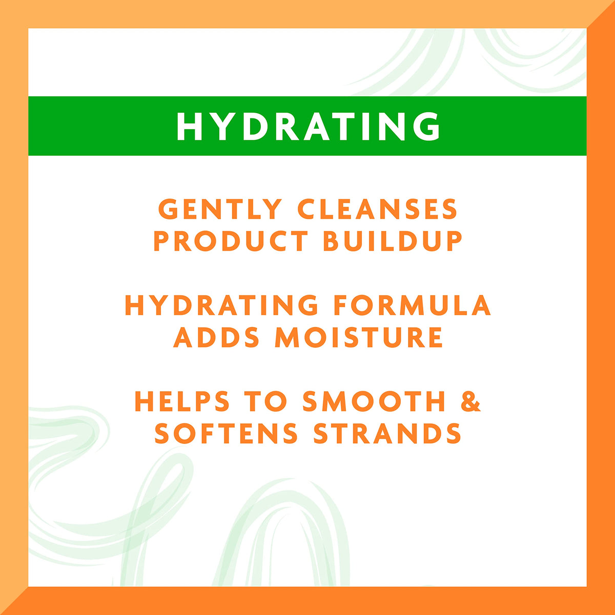 Cantu shampoo back label close-up listing ingredients and usage information for transparency