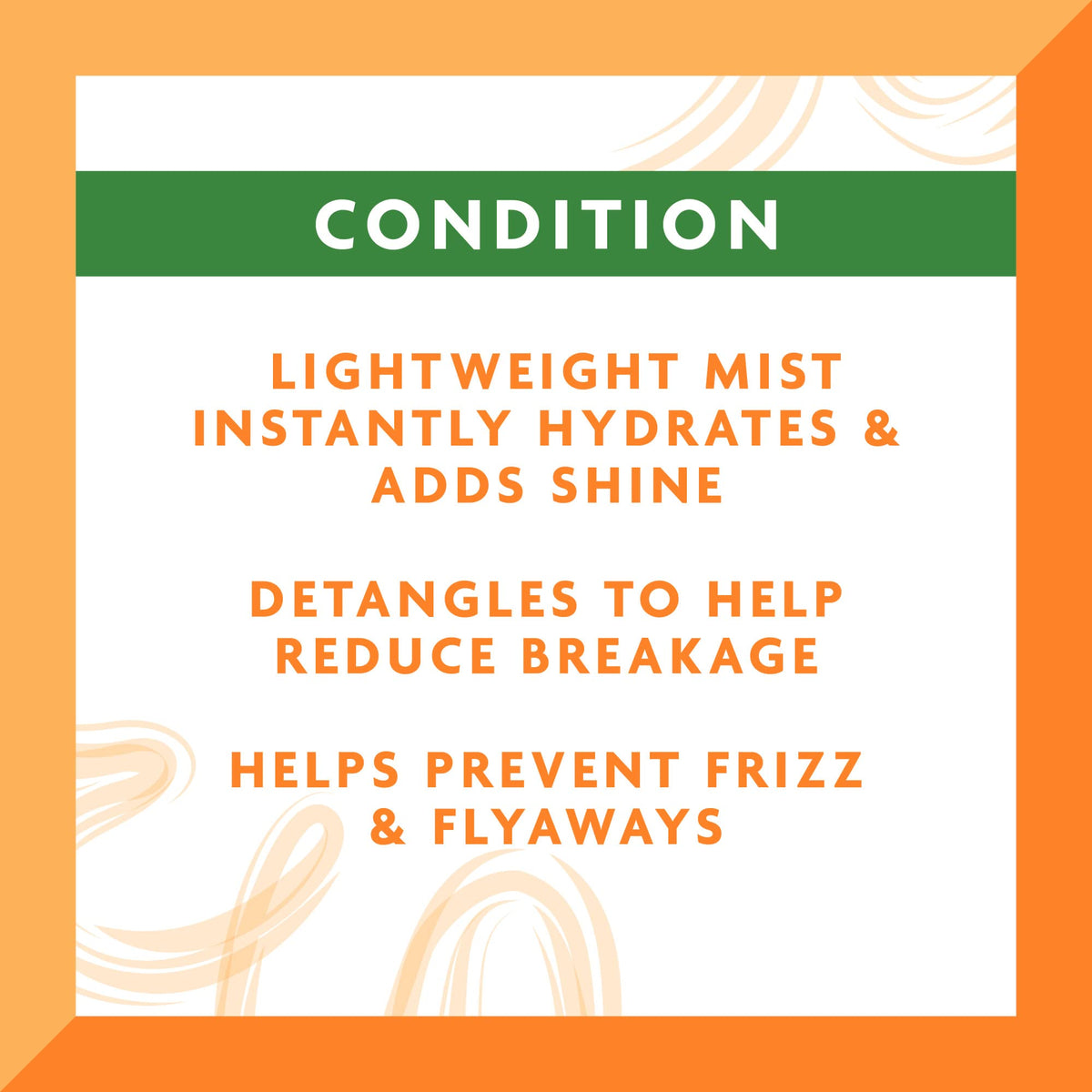 Cantu back label close-up listing ingredients and usage directions benefit