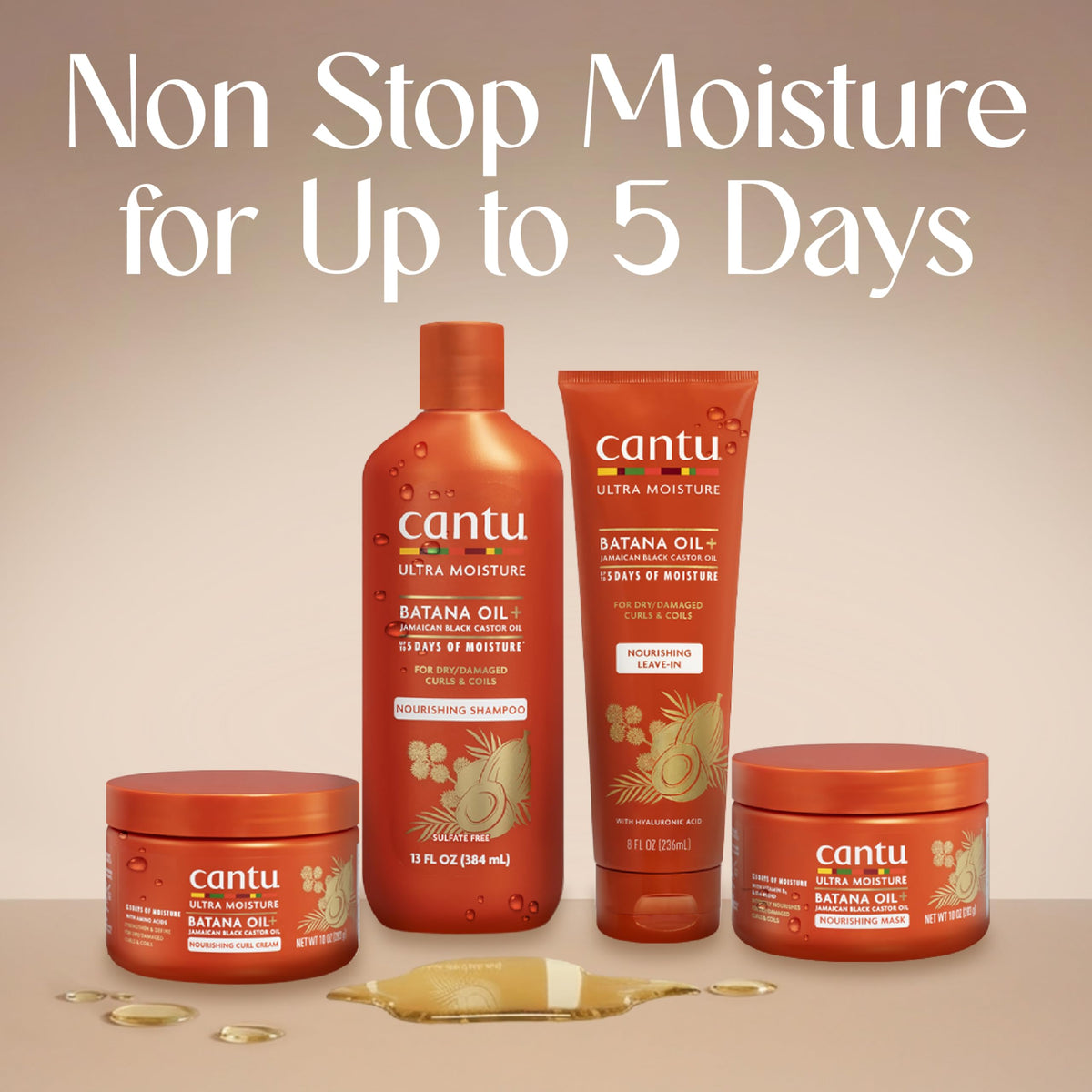 Cantu Batana and Jamaican Black Castor Oils visual implying nourishment
