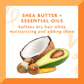 Cantu cream being applied to damp hair for easier detangling and styling