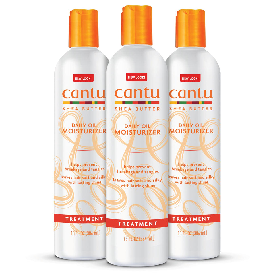Cantu front packaging showing bottle and label, benefits visible