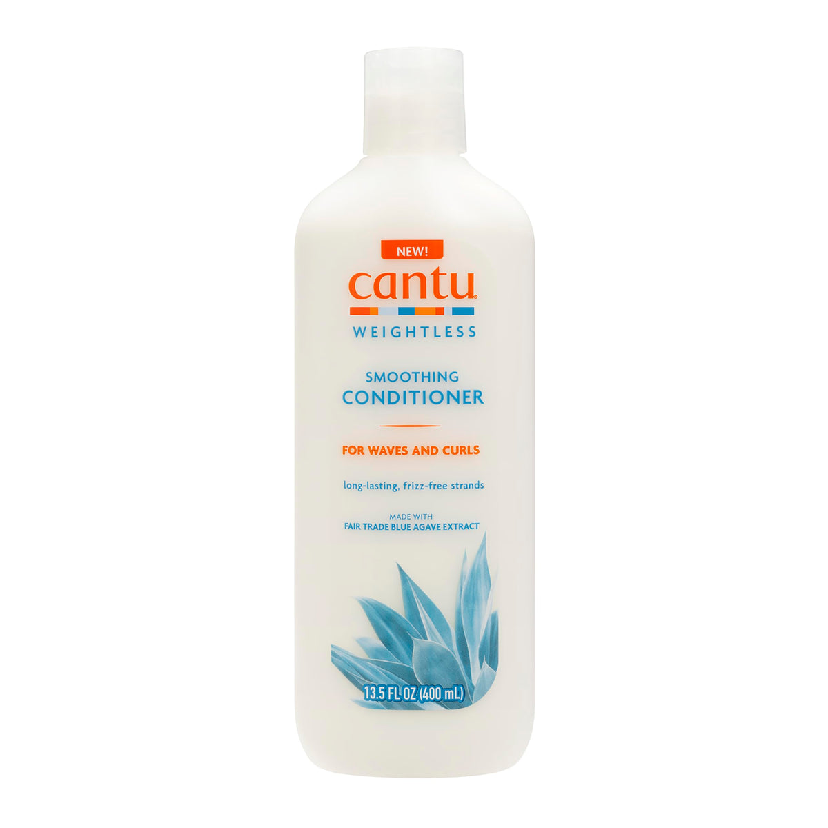 Cantu front bottle showing lightweight conditioner for frizz-free curls