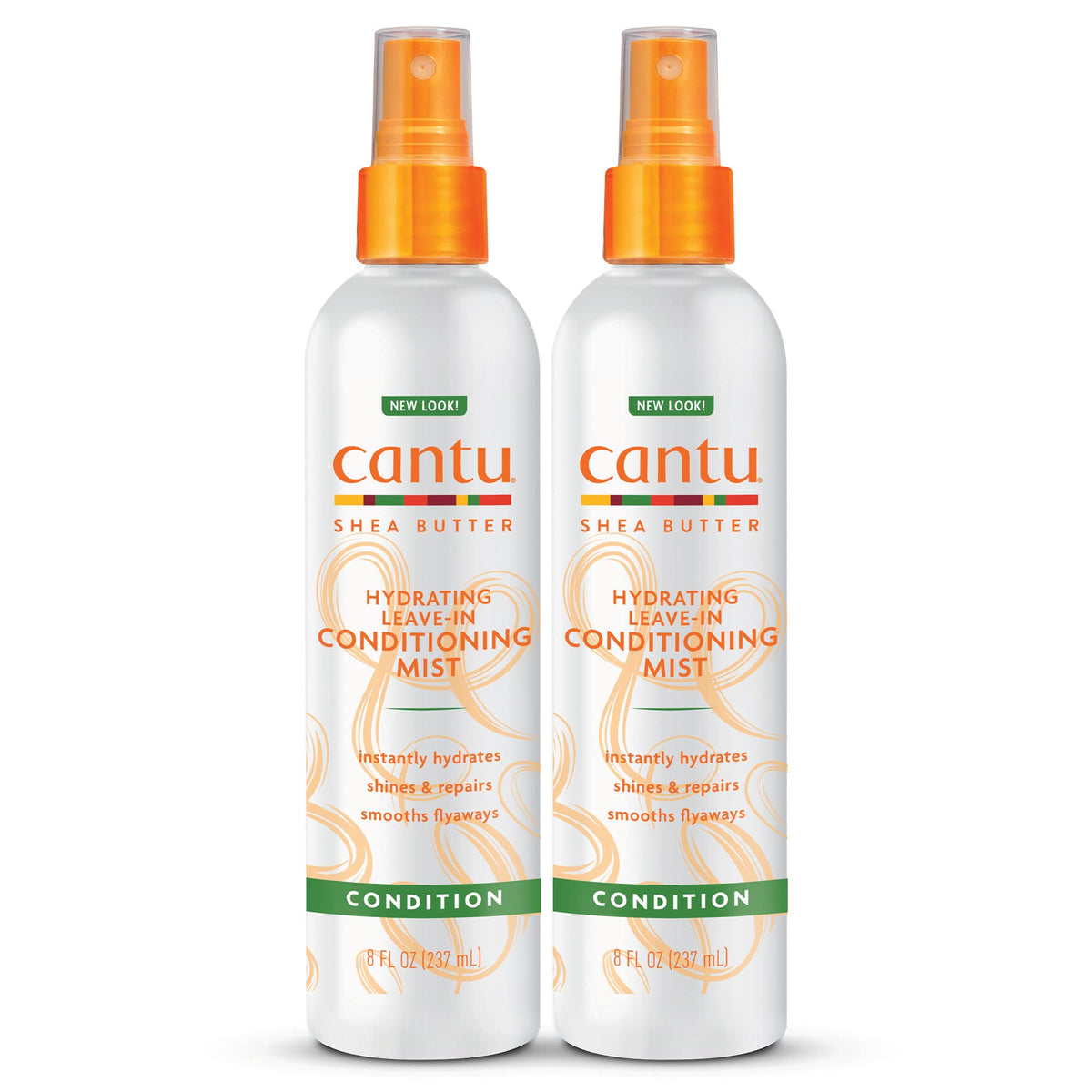 Cantu front bottle view showing product branding and hydrating benefit