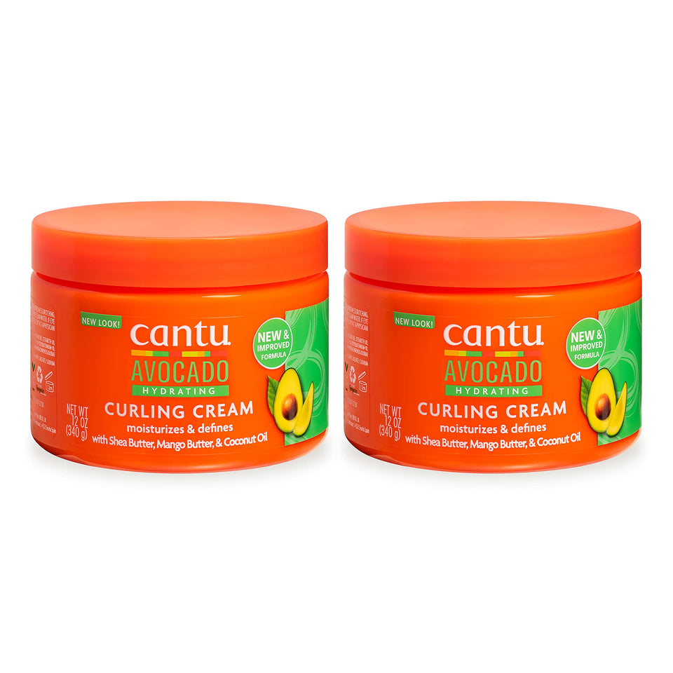 Cantu jar front view showing label and product clarity for quick identification