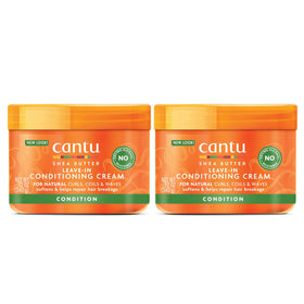 Cantu front packaging of twin 12 oz tubs showing product and brand benefits