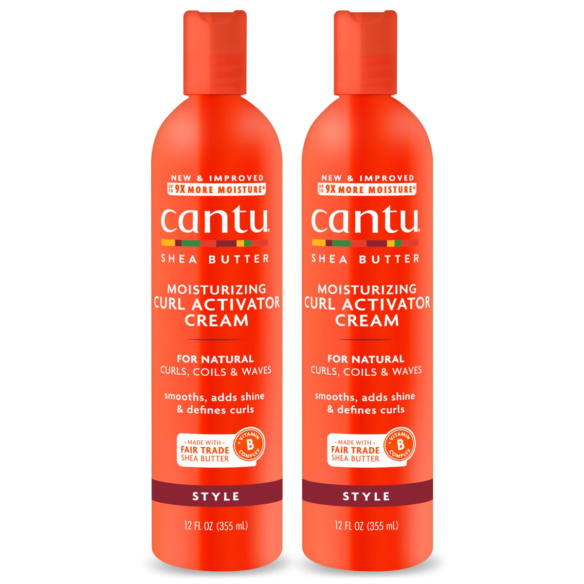 Cantu front packaging shows jar and label with clear product benefit