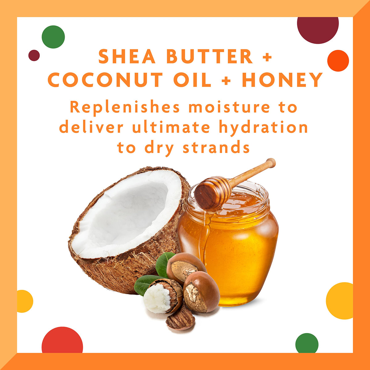 Cantu shea butter close-up highlighting natural nourishment for soft curls