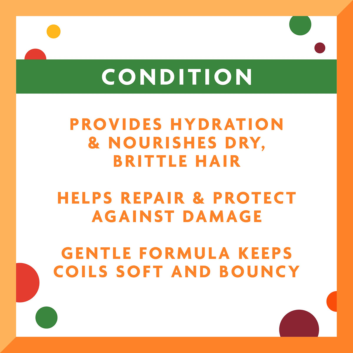 Cantu application on child's damp curls demonstrating easier detangling benefit