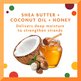 Close-up of shea butter texture in Cantu formula highlighting deep hydration