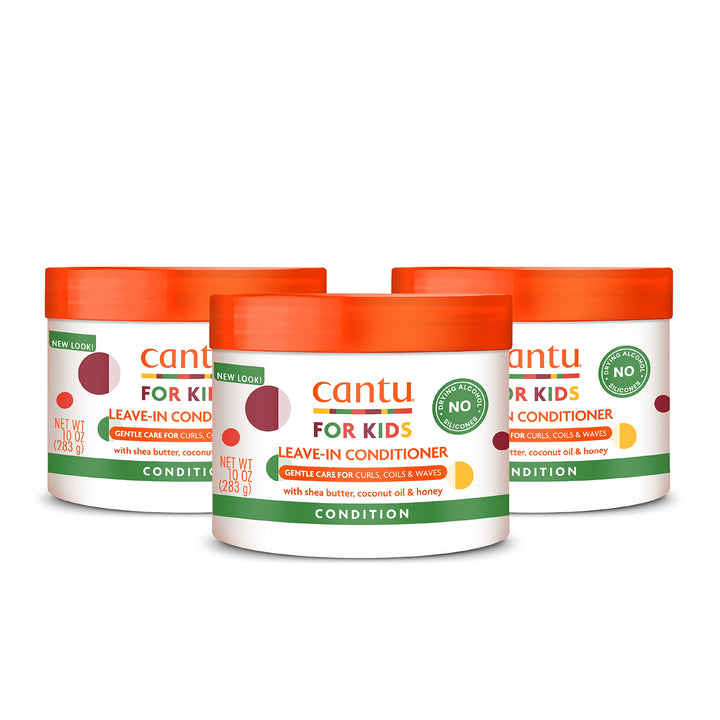 Cantu front packaging showing 10 oz bottle and kid-friendly design for easy use