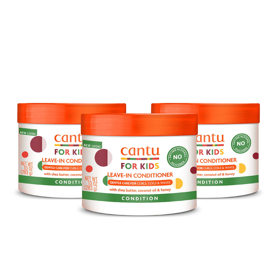 Cantu front packaging showing 10 oz bottle and kid-friendly design for easy use