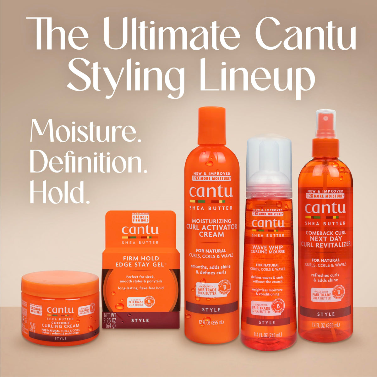 Cantu lifestyle shot woman outdoors flaunting defined, bouncy curls