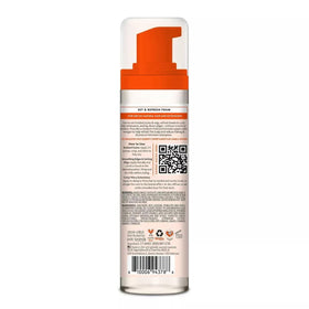 Cantu pump dispensing foam for controlled application benefit