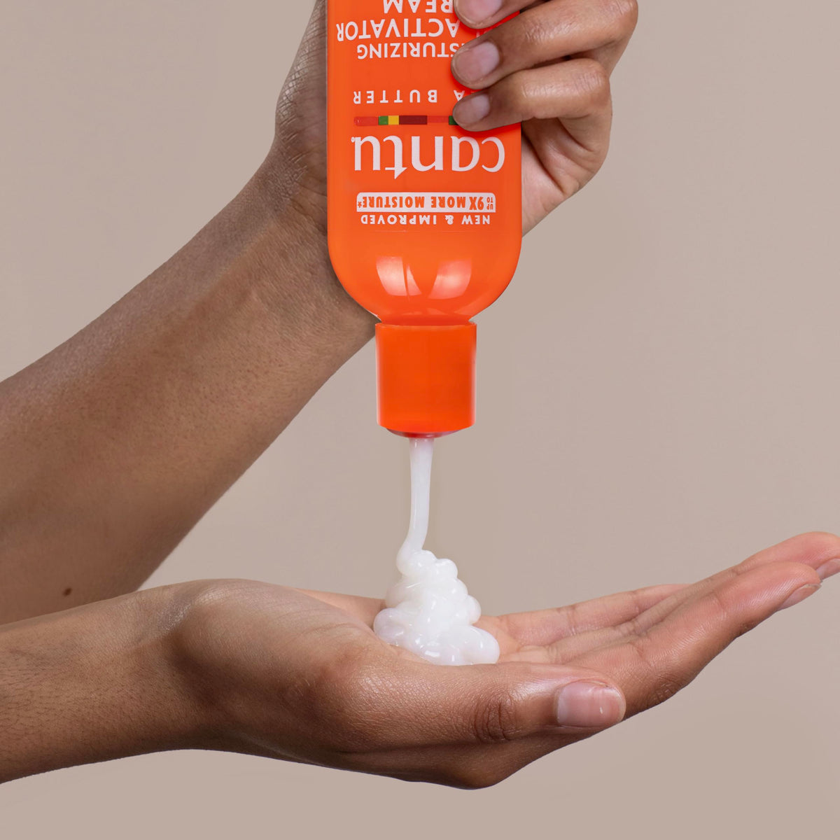 Cantu two-pack size comparison offering value and supply benefit
