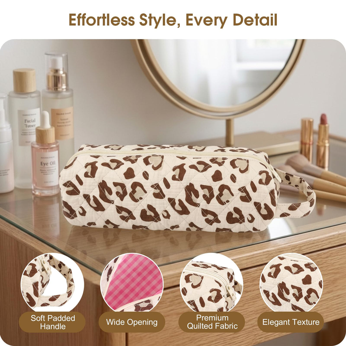 Canumer quilted texture detail showing durable water-resistant finish benefit