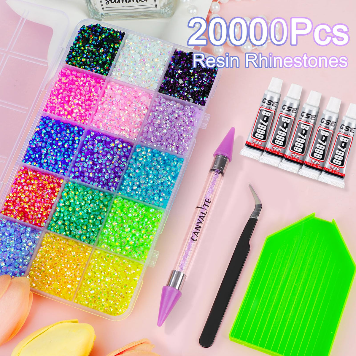 CANVALITE open compartment storage box keeping colors separated and organized for speed