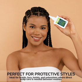 Canviiy ScalpBliss dropper applying precise serum for soothing and cooling benefit